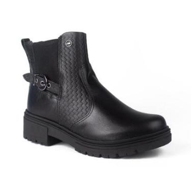 Imagem de Bota Dakota de Cano Curto Em Couro Feminina D0402-Feminino