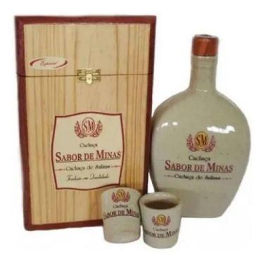 Imagem de Kit Cachaça Sabor De Minas Porcelana Oval 670ml