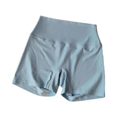 Imagem de Conjunto De Yoga Feminino Com Top Halter E Shorts Sem Costura De Cintu