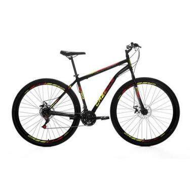 Imagem de Bicicleta Cazelle Roma A.29 Tam 18 Aco Carbono F.disco 21v -Quadro Pre