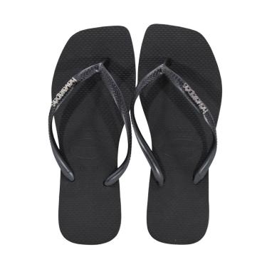 Imagem de Chinelo Havaianas Slim Square Logo Preto