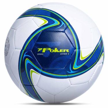 Imagem de Bola Futebol de Campo Profissional 32 Gomos Hyper II 05519 - Poker, Rx