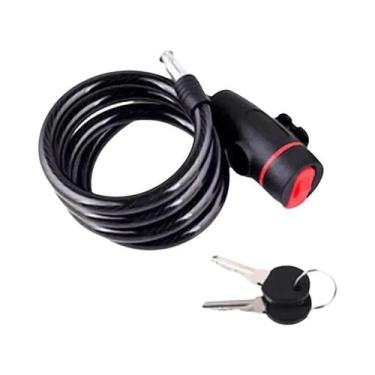 Imagem de Cadeado De Metal Antifurto Para Bicicletas E Motocicletas Com 2 Chaves