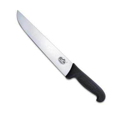 Imagem de Faca Victorinox Fibrox Profissional - Lâmina Reta - Certificação NSF - 18 cm - Preta - 5.5203.28