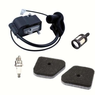 Imagem de Mingdun Vela de ignição do filtro de combustível de ar da bobina de ignição para Stihl FS90R FS100R FS110R FS130R KM110R FC90