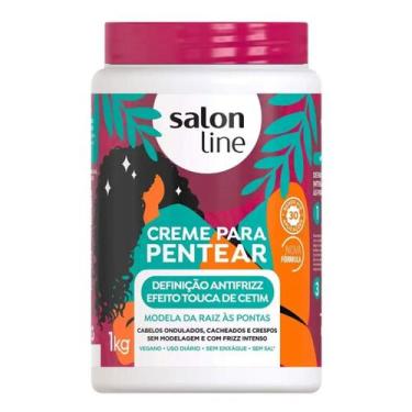 Imagem de Creme Pentear Salon Line 1Kg Definição Antifrizz Cachos Ondulados Cres