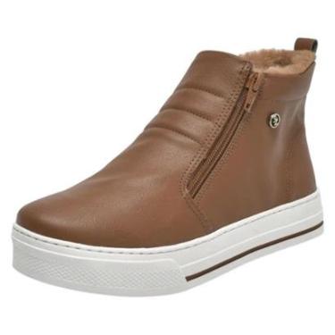 Imagem de Bota Feminina Casual Conforto Moderna Fácil Calce Via Marte-Feminino