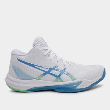 Imagem de Tênis Asics Sky Elite FF MT 3 Masculino, Branco, Azul, 41
