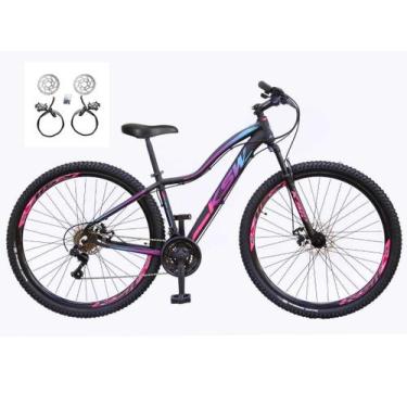 Imagem de Bicicleta Aro 29 KSW Mwza Feminina Alumínio 24v Freio a Disco Hidráuli