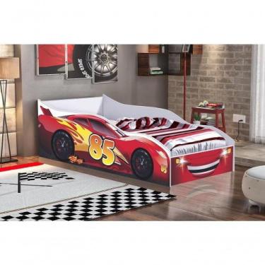 Imagem de Cama Carro Infantil Red Com Colchão - Gabrielli Móveis