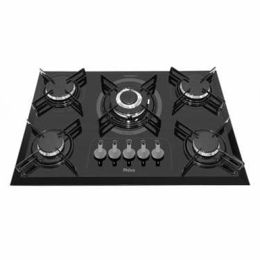 Imagem de Cooktop A Gás Philco 5 Queimadores Superautomático PCT05TC Bivolt, Biv