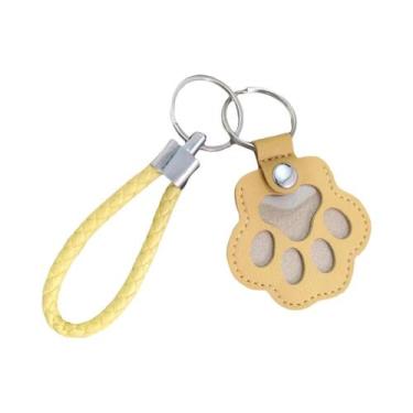 Imagem de Bolsa De Armazenamento De Pelos De Animais Em Couro PU, Chaveiro Portá