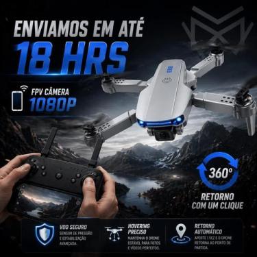 Imagem de Drone E88 Dobrável com Câmera HD WiFi FPV Modo Sem Cabeça Retorno Auto