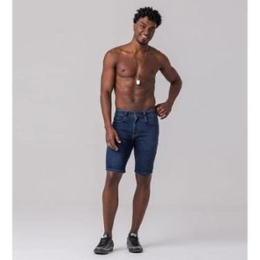 Imagem de Bermuda Jeans Slim Masculina Rock e Soda-Masculino