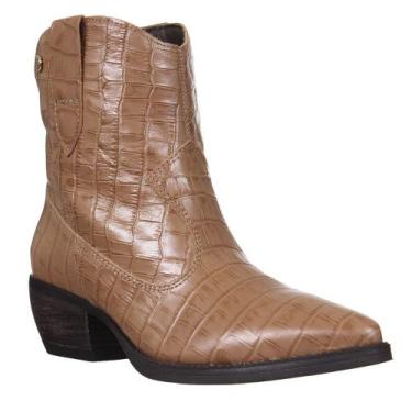 Imagem de Bota Feminina Texana Marrom Giulia Domna 33746, 38, Marrom