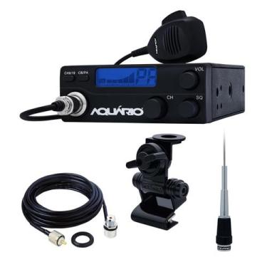 Imagem de Rádio PX 40 Canais + Antena B-2070 + Cabo + Suporte Porta Malas - Aquá