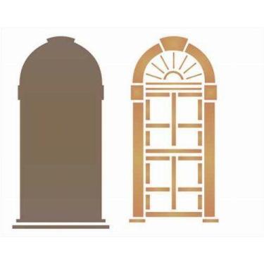 Imagem de Stencil opa 20x25 simples - 2080 porta