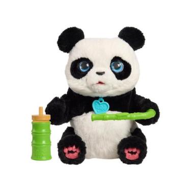 Imagem de Fur Real - Pelucia Interativa Panda Coco - Sunny Brinquedos, Preto e B