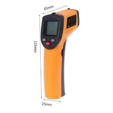 Imagem de Termômetro Laser Infravermelho Digital Temperatura 50º a 380º - Infrar