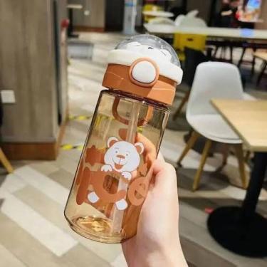 Imagem de Garrafa infantil bico de silicone 600 ml fratelli, AMARELO