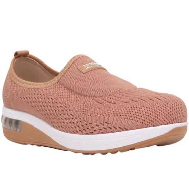 Imagem de Tenis Feminino Casual Ultraconforto Gel Tech 7320.217 Modare, Nude, 38