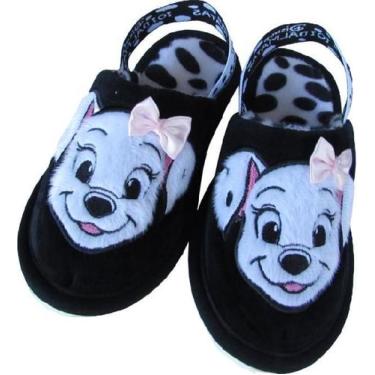 Imagem de Pantufa inf maria emilia c/elastico, Preto, Branco, 32