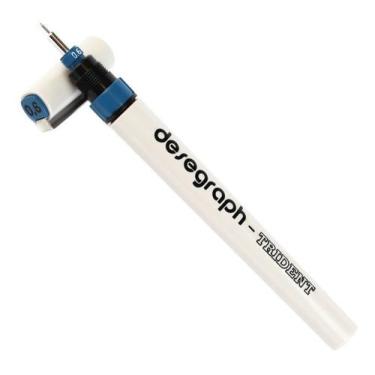 Imagem de Caneta Nanquim Desegraph 0.6mm + Nanquim 20ml + Detergente - NoBrand