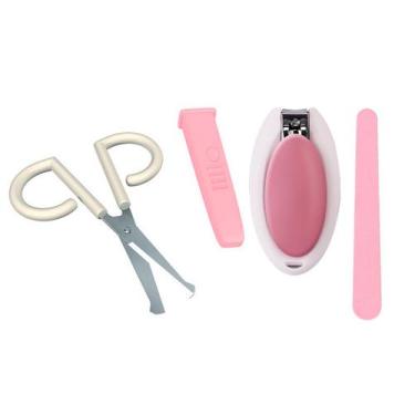 Imagem de Kit Manicure Infantil Bebê Com Cortador de Unha Tesoura e Lixa A Parti