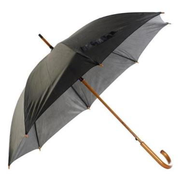 Imagem de Guarda Chuva Sombrinha 60cm Automatico Cabo Curvado Trava - XH Import,