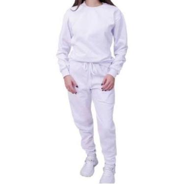 Imagem de Conjunto Moletom Juvenil Flanelado Unissex Inverno  Super Quentinho e 