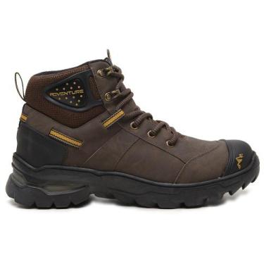 Imagem de Bota Adventure Masculina Chocolate Detalhe Biqueira- West Boots, Marro