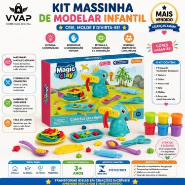 Imagem de Brinquedo Kit Massinha de Modelar Infantil - DDG TOYS