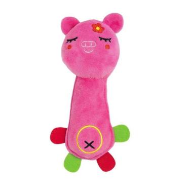 Imagem de Brinquedo Pelúcia Cães Cachorros com Som 20cm Pet Ninho