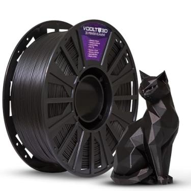 Imagem de Voolt3D - Filamento PLA Preto 1kg 1.75mm - Para Impressora 3D FDM - Nacional