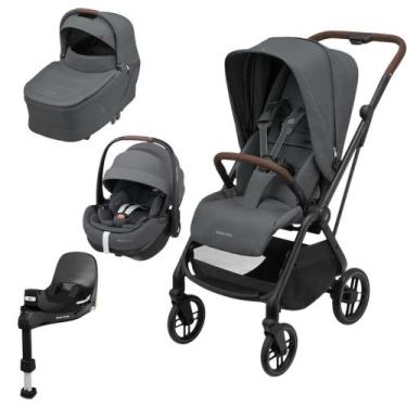 Imagem de Carrinho Leona² Pebble Pro base isofix 360 moisés Maxi-Cosi Cor: Twill
