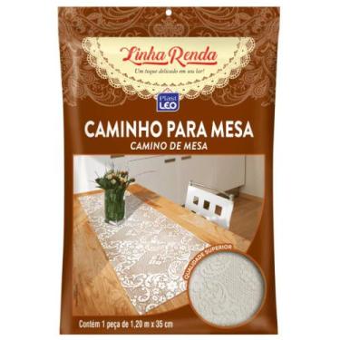 Imagem de Caminho para Mesa em Plástico - 35X120 cm - Plast Leo -