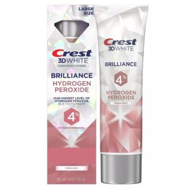 Imagem de Crest 3D White Brilliance Whitening Hidrogênio Peróxido Fresh Mint 107