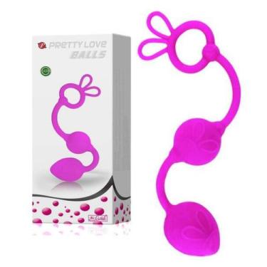 Imagem de Plug Anal Esferas em Silicone duplo Pretty Love BALLS