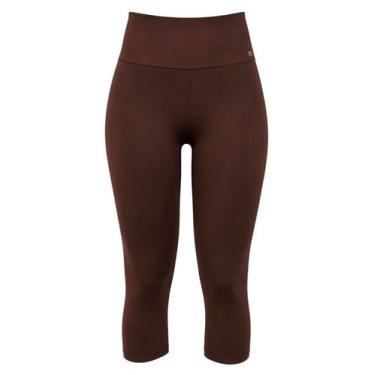 Imagem de Calça Capri Nay Sport CL21 Feminina Cós Largo Poliamida T. P/G, M, 05,
