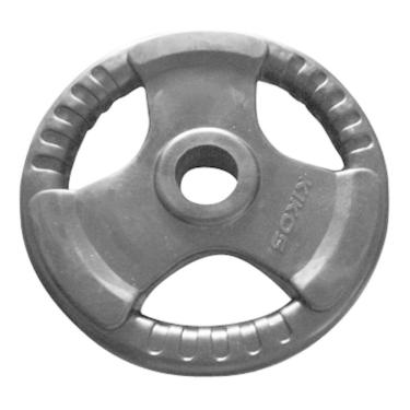 Imagem de Anilha Kikos 15Kg Emborrachada Olímpica
