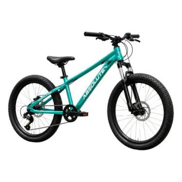 Imagem de Bicicleta Absolute Nero Jr Aro20 Alumínio 7v Susp, Tifany, Quadro Aro2