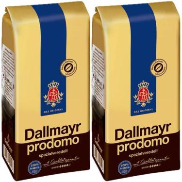 Imagem de Café Dallmayr Prodomo em Grãos 1kg Pacote com 2