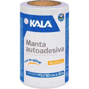 Imagem de Fita Asfáltica Manta Autoadesiva Flexível Alumínio Prata Kala 10CM X 10M
