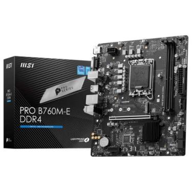 Imagem de Placa Mãe Msi Pro B760m-e Ddr4 Lga 1700 Matx Vga Hdmi M.2 Usb 3.2 911-