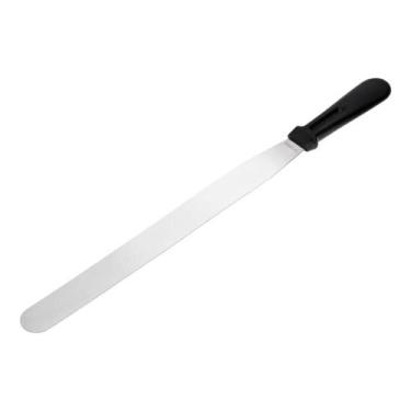 Imagem de Espatula de Confeiteiro Inox alisar massas e doces 25cm Weck