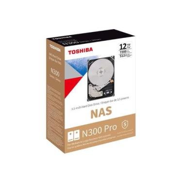 Imagem de HD Interno Toshiba N300 Pro 12TB para NAS: Confiabilidade e Alta Perfo