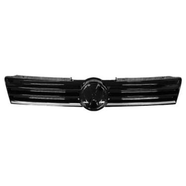Imagem de Grade Gol Voyage Saveiro G6 13/16 Black Piano Friso Cromado - Blawer
