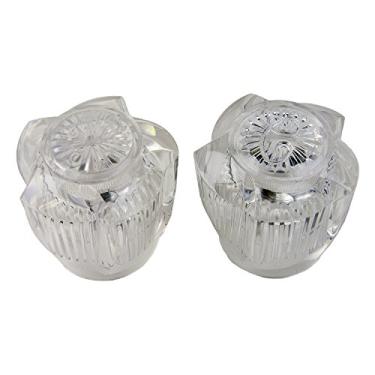 Imagem de LASCO 771394 Alças estilo Lucite Fit-All Pequenas, 5,3 cm, transparente