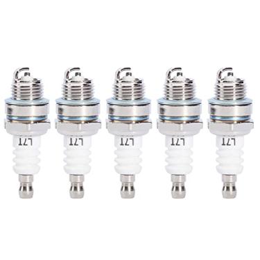 Imagem de QAZAKY 5 pçs Spark Plug L7T para 33cc 43cc 47cc 49cc 2-Stroke Mini Pocket Bike ATV Quad Scooter Aparador de Motosserra Escova Cortador Strimmer Lawnmover Echo Stihl Husqvarna Wacker