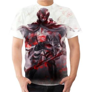 Imagem de Camiseta Camisa Levi Attack On Titan Shingeki No Kyojin 6 - Estilo Kra